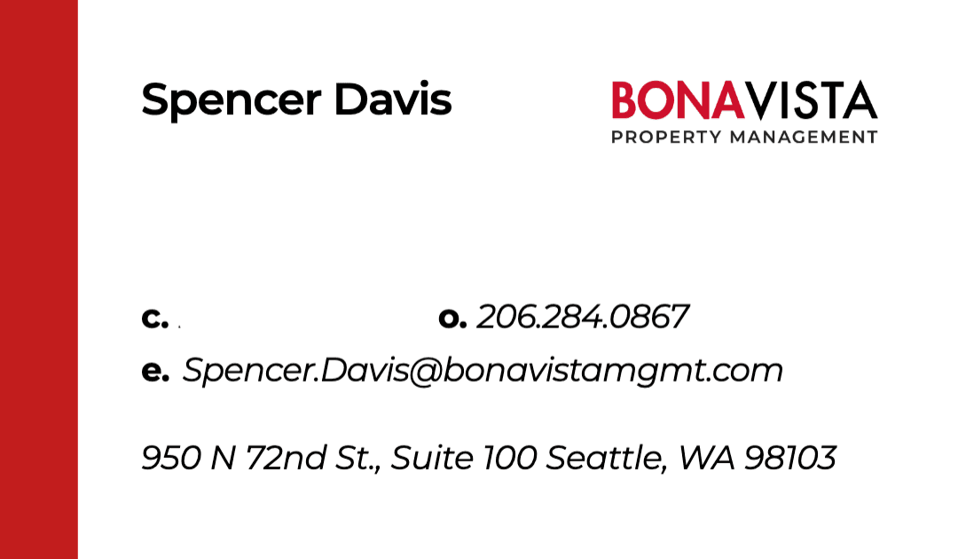 Business card front