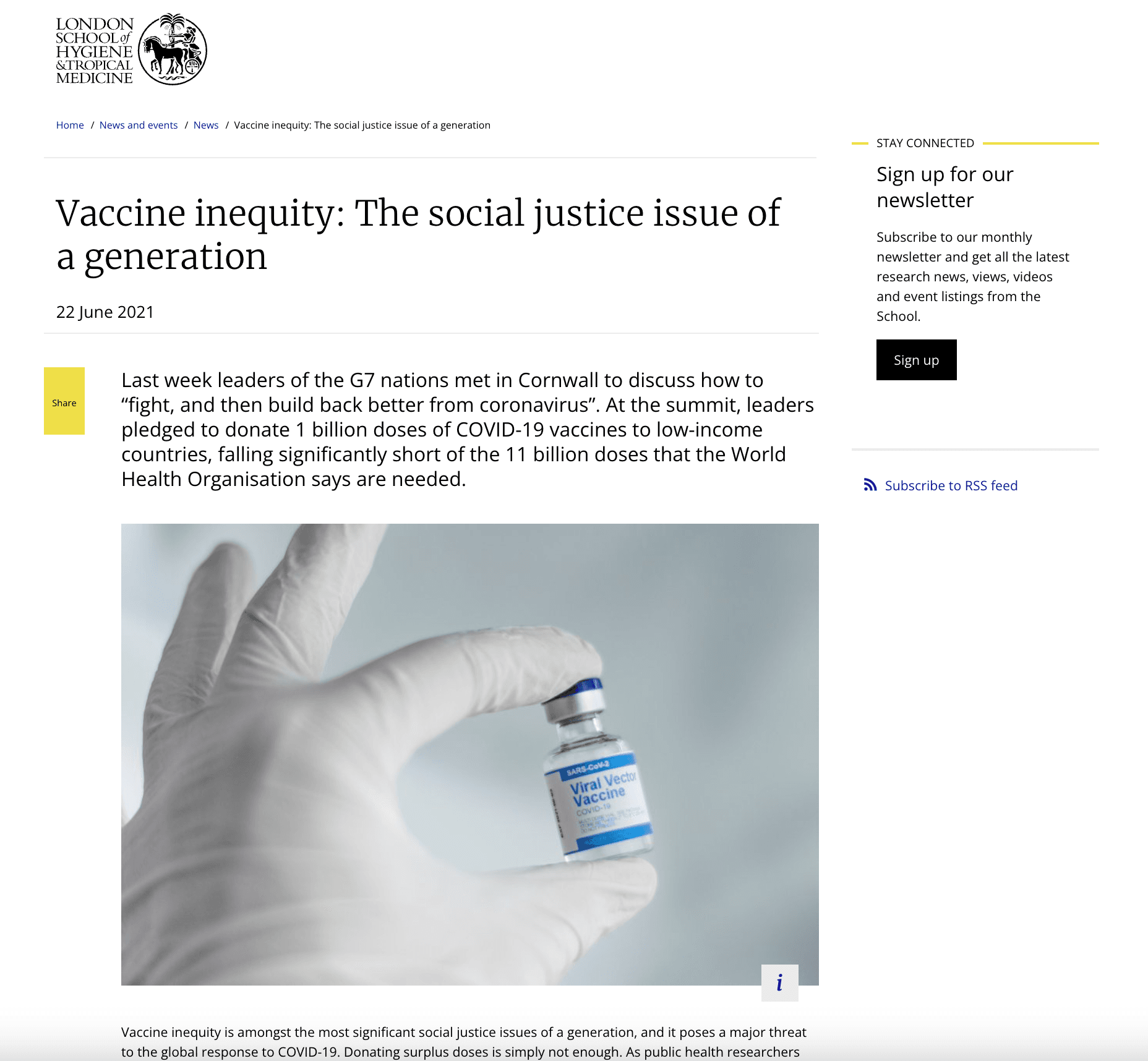 COVID vaccine vial 2